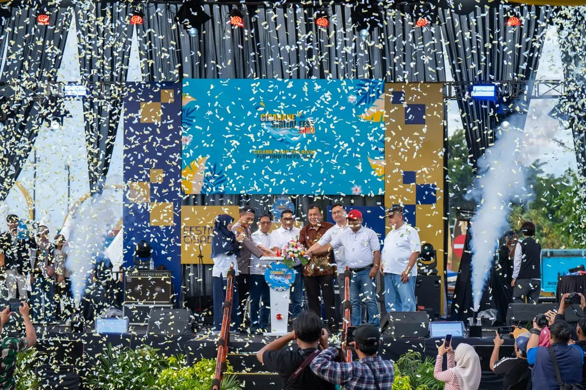 Foto suasana Seremoni Pembukaan di Festival Cisadane